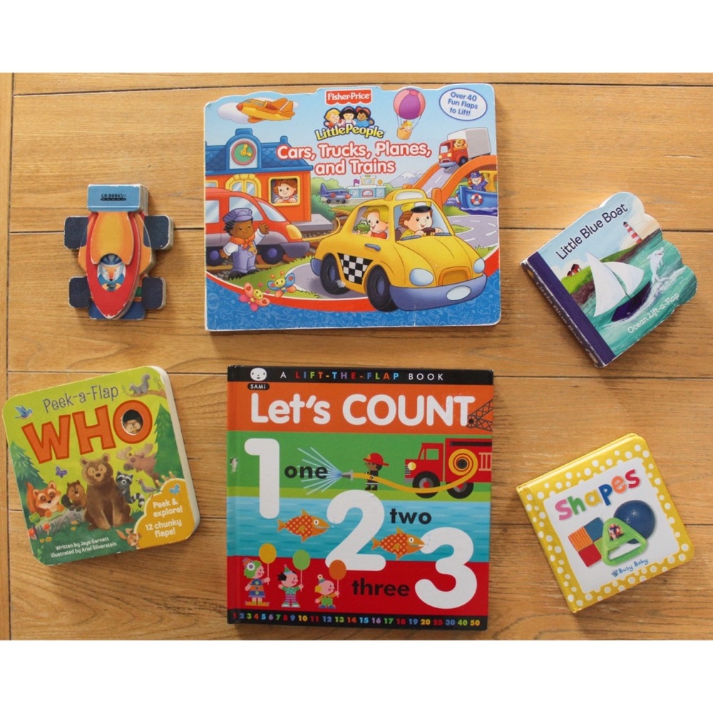 Lot of (6) Flap and Interactive Children’s Board Book Lot